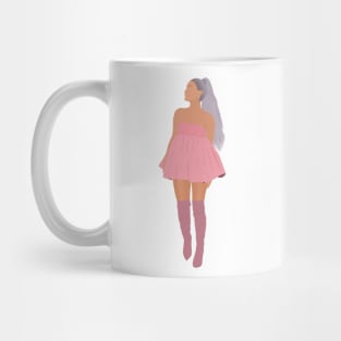 Ari in Pink Flower Dress Outfit Fan Art Mug